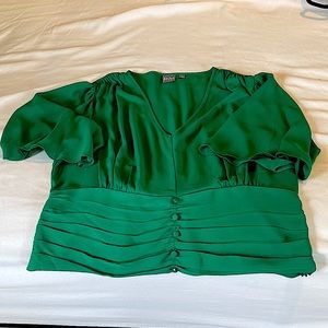Emerald green blouse - never worn